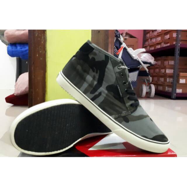 Gratis Ongkir  SEPATU CASUAL AIRWALK HARMY 0778S HIJAU TUA Camo ORIGINAL   Terlaris