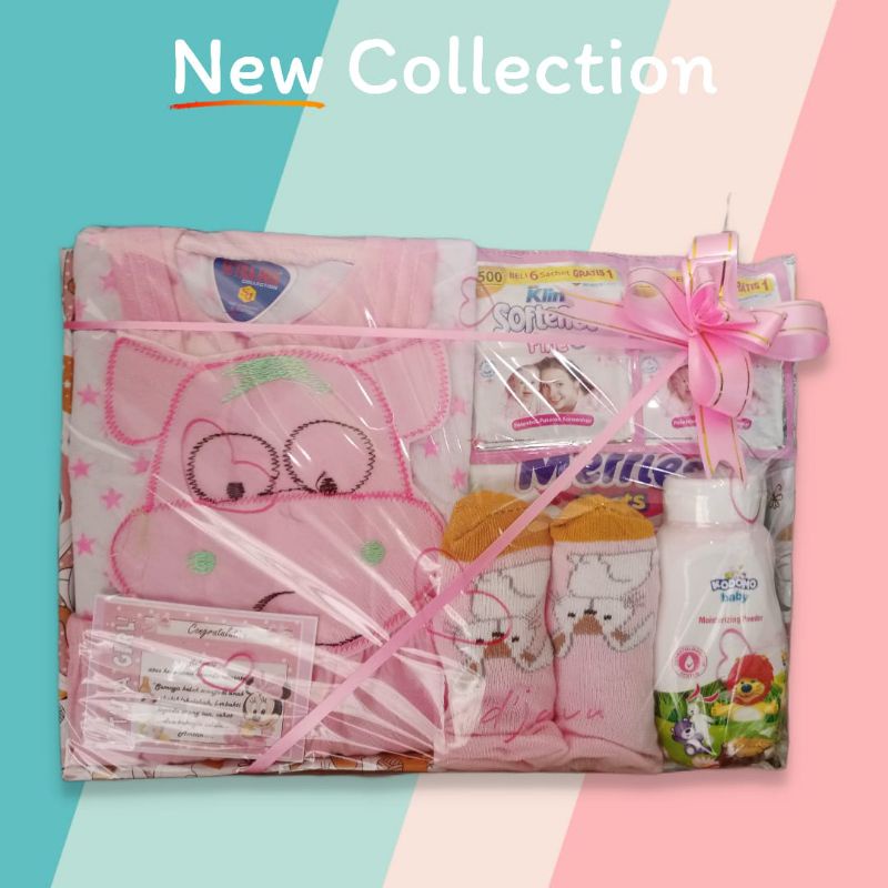 PARCEL BAYI/KADO BAYI/HADIAH TENGOK BAYI Hamper baju baby newborn gift paket hampers parcel kado bayi lahiran parsel set