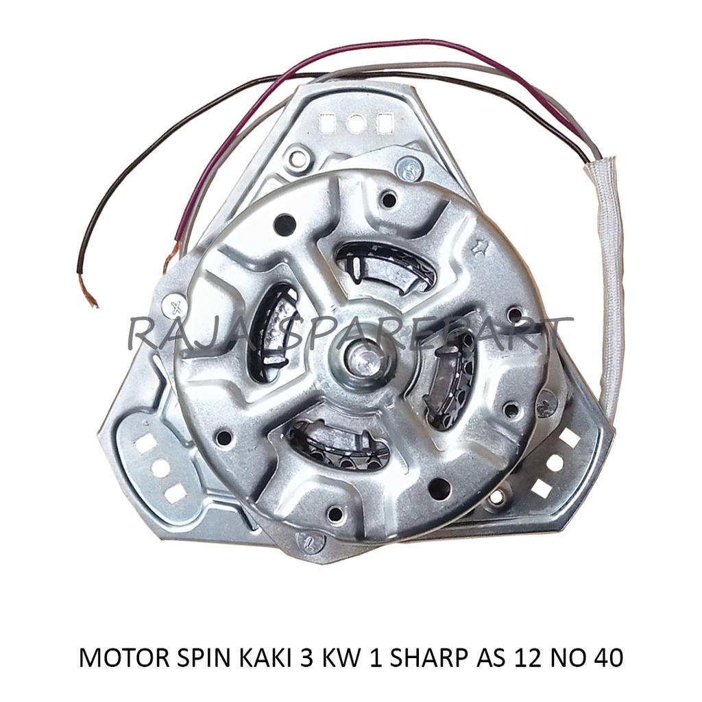 Motor Spin Mesin Cuci Kaki 3 Kw 1 Sharp As12 Merk TINS no 40