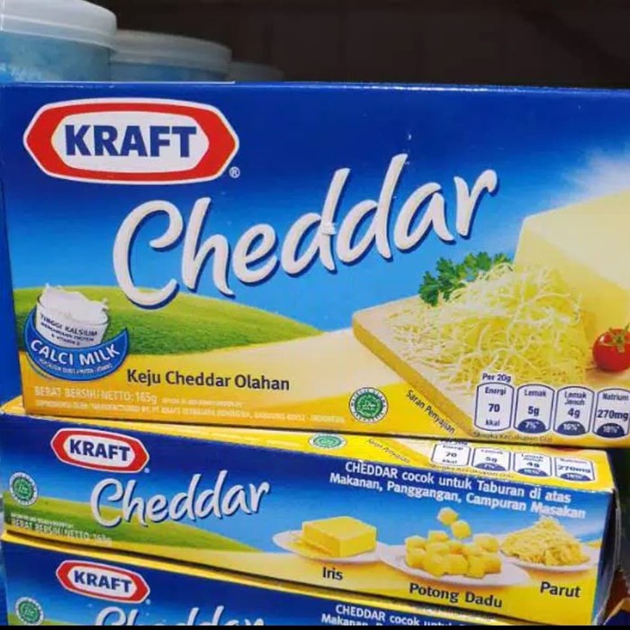 Jual KRAFT CHEDDAR 165 GR Indonesia|Shopee Indonesia