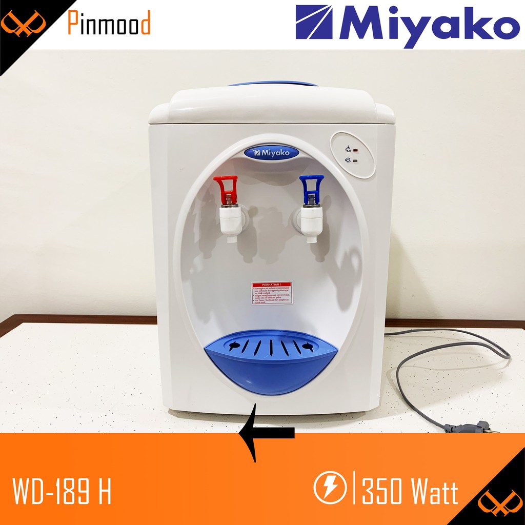 MIYAKO DISPENSER WD-189 H [ HOT AND NORMAL ] GALON AIR MURAH