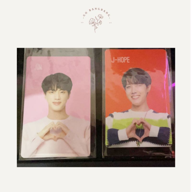 [BOOKED] OFFICIAL CHILSUNG PHOTOCARD (JIN, JHOPE)