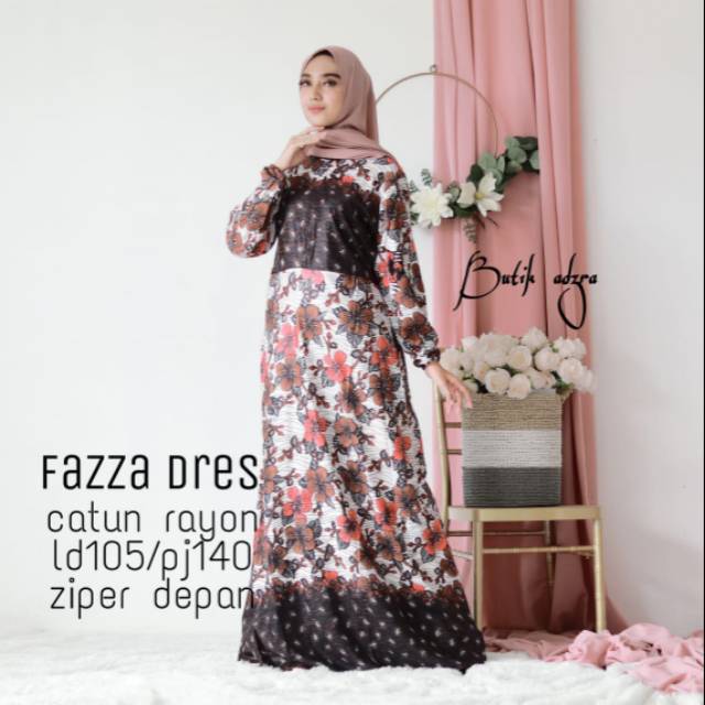 Fazza Dress Matt Katun Rayon