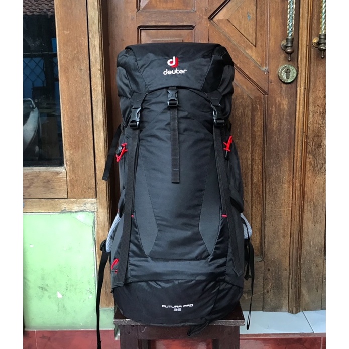 Carrier Deuter futura pro 36 L liter original not daypack osprey tnf columbia fjallraven tas gunung