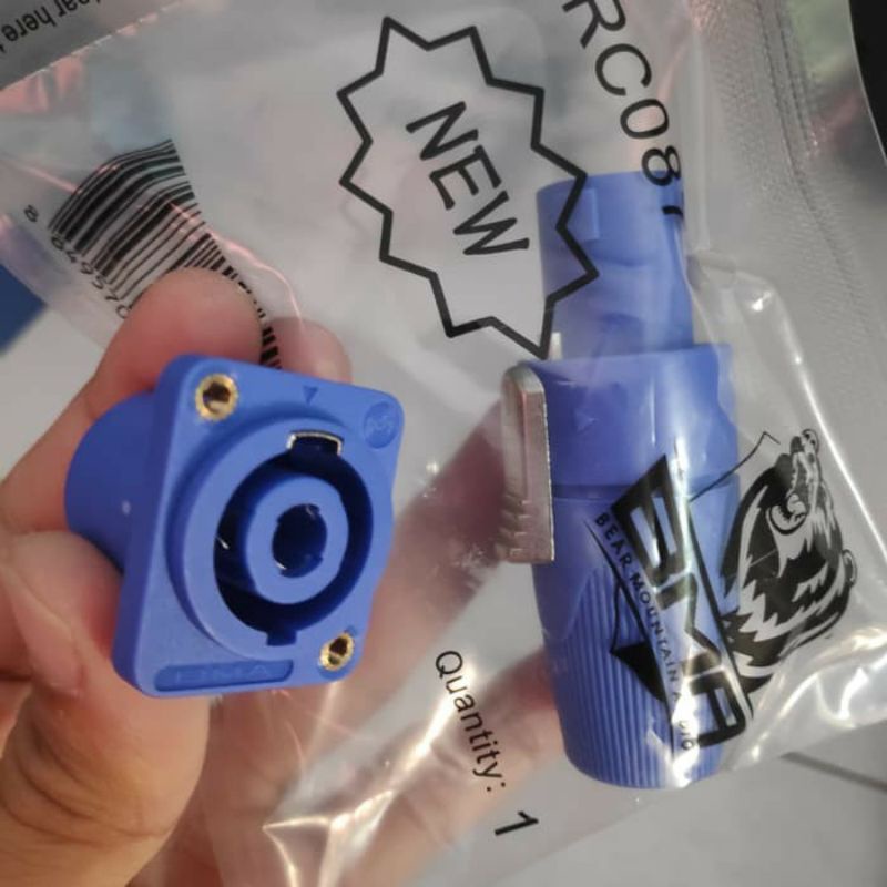 satu set jack dan soket spikon BMA original