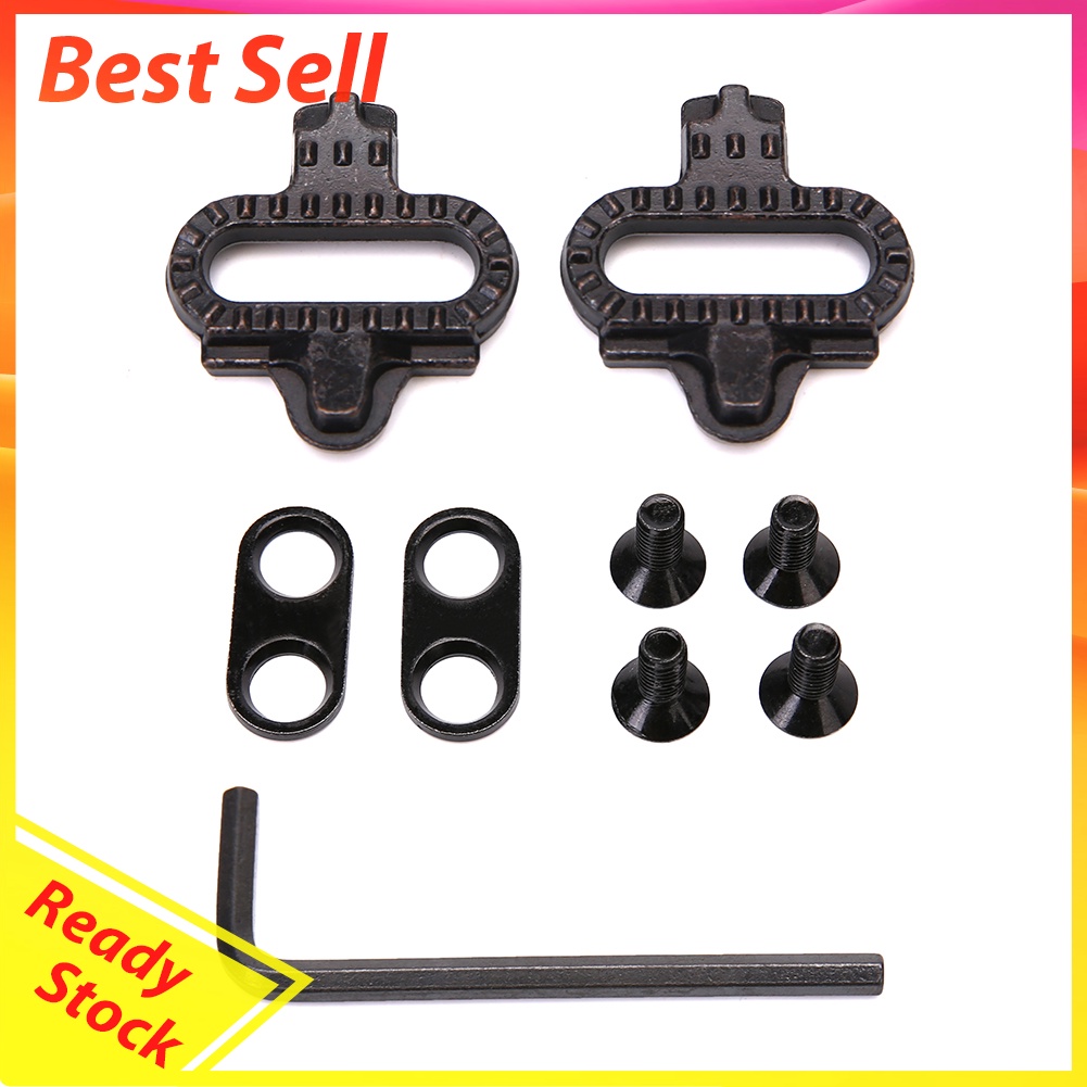 1 Set MTB Mountain Bike Pedal Cleats Cleat Racing Riding Cycling Equipment