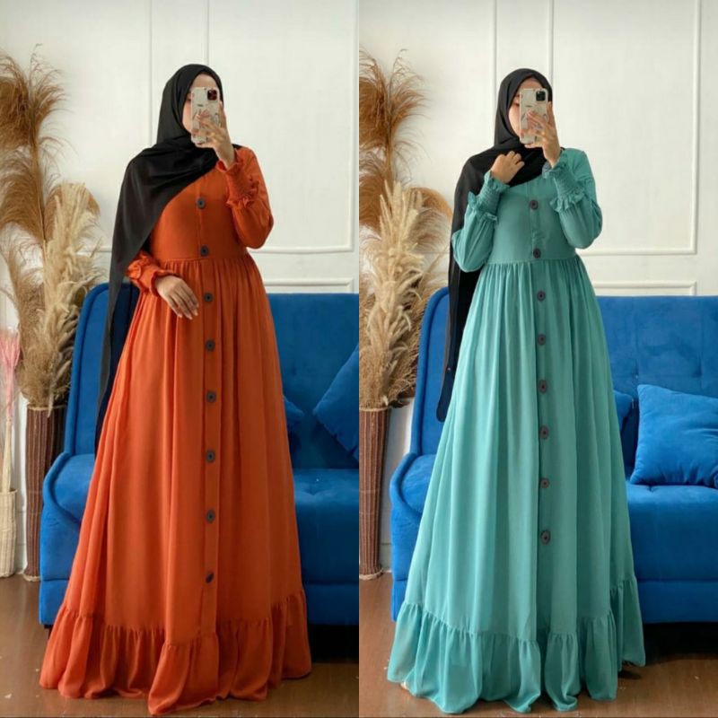 QONITA DRESS/ GAMIS QONITA DRESS CERUTY BABYDOLL
