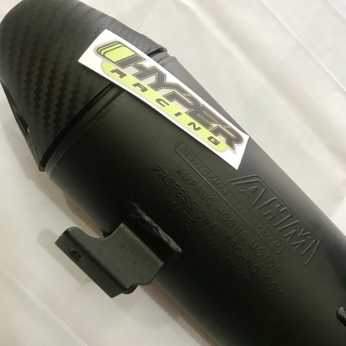 Knalpot AHM Original Model Tsukigi - Mio Sporty Smile Soul Fino Karbu