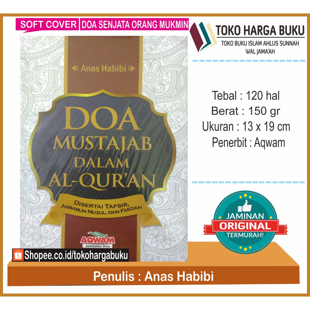Foto Doa Mustajab Dalam Al-Quran - Penerbit Aqwam
