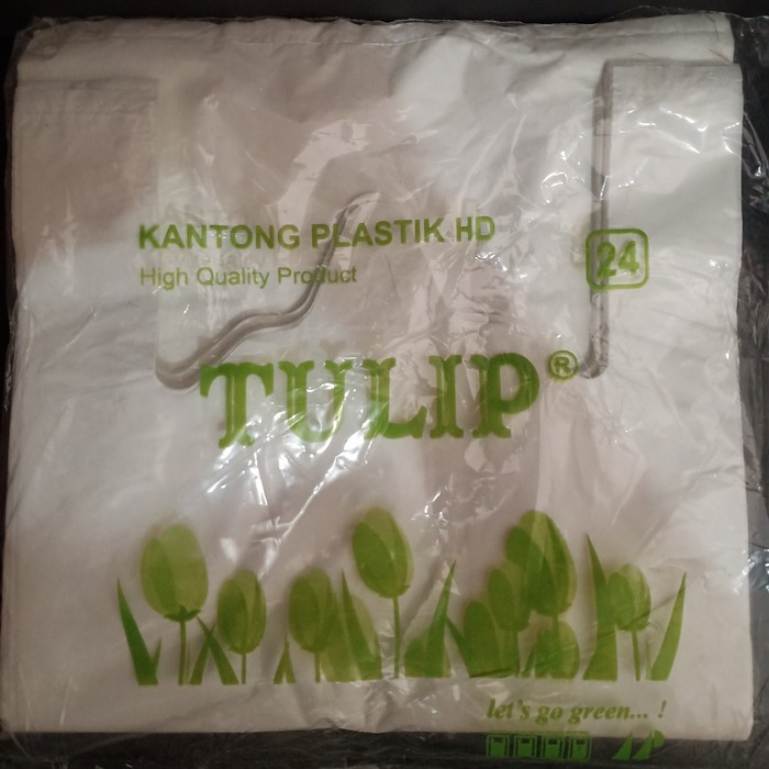 kresek Tulip uk 24 tebal isi 200pcs