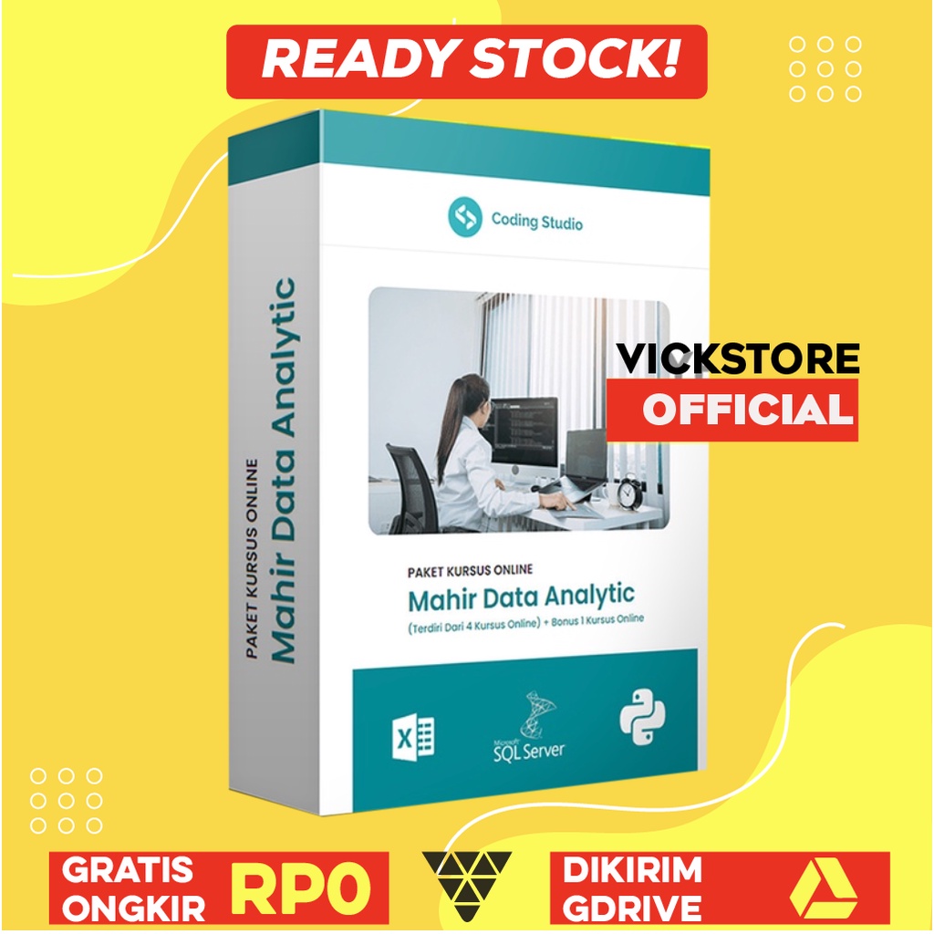 MAHIR DATA ANALYTICS CodingStudio Bundle Course - Jago Analisa Data di Pekerjaan