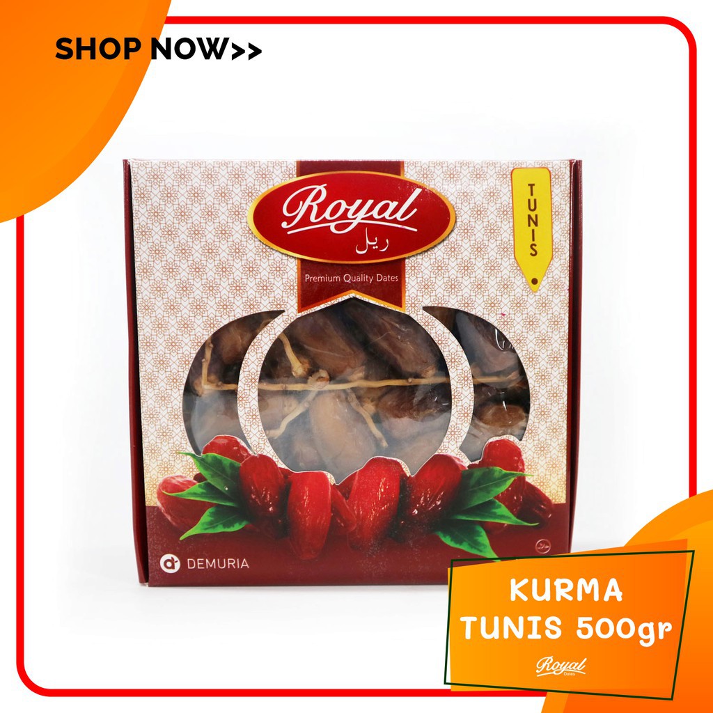 

[COD] Kurma Tunisia Premium - Kurma Tangkai - Kurma Tunis Royal Dates 500 gram