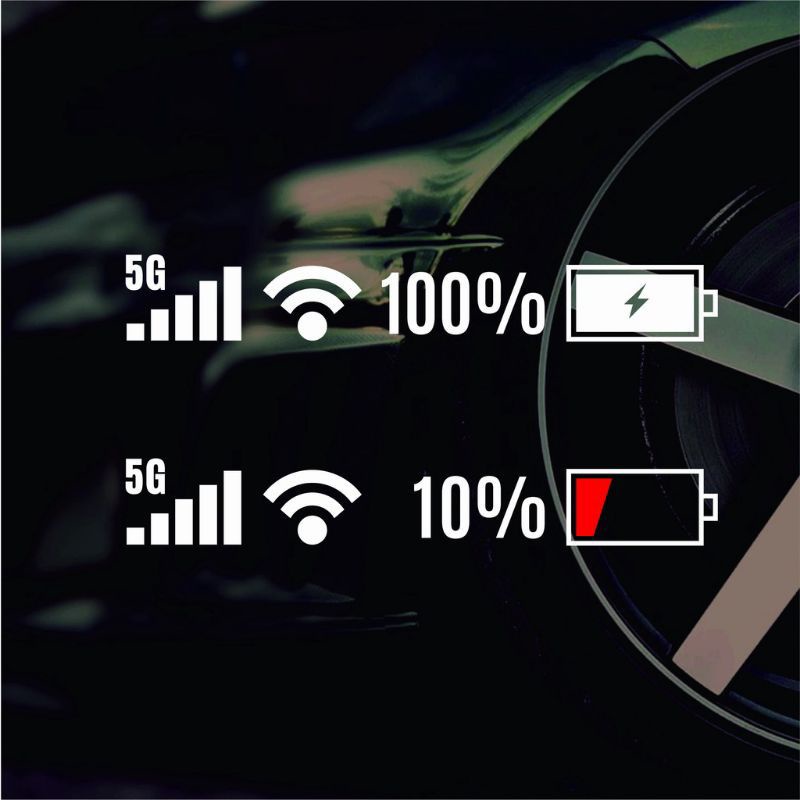 STIKER MOBIL STICKER CUTTING VIRAL SINYAL HP WIFI