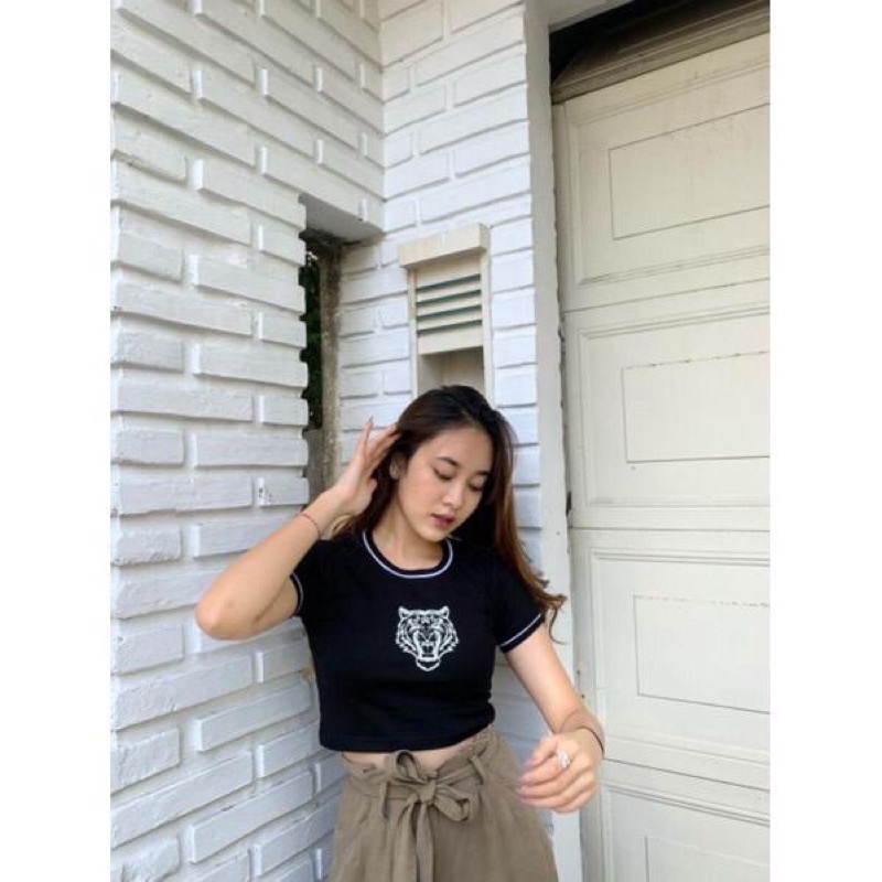 CROP TEE TIGER | DRAGON TOP | TOP CROP