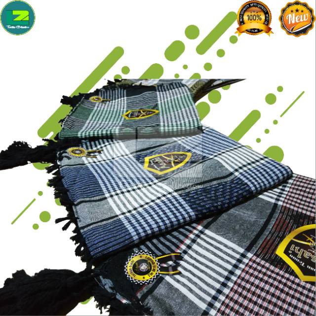 SORBAN SEMAGH MOTIF SONGKET ASAHI BERKUALITAS