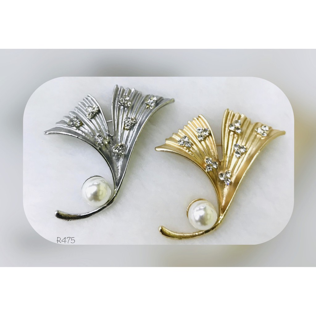 Bros klasik / Bros Syal / Jepit Syal / Jepit Jilbab / Pin pearl korea mutiara klasik