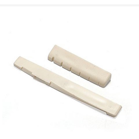 [TOSERBA_EMAK - Bridge Pins + Saddle Senar Gitar Akustik - A009 - Beige