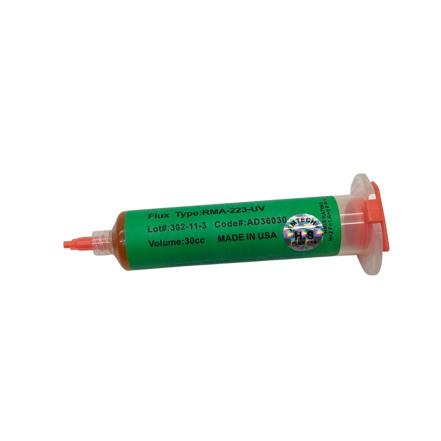 Flux Amtech RMA223UV 30cc ORIGINAL Minyak Solder Pasta RMA-223-UV 30 CC