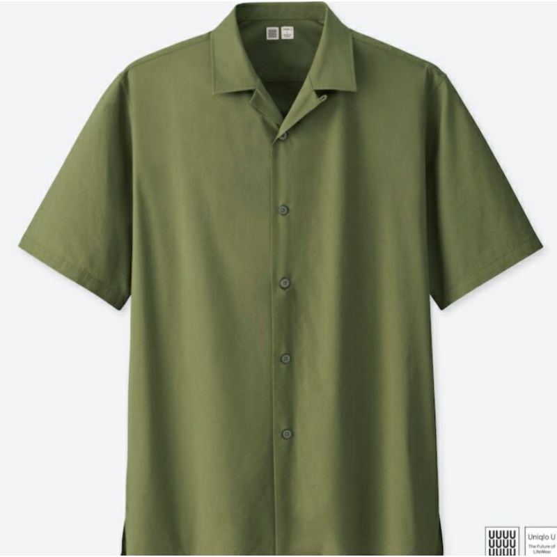 uniqlo open collar