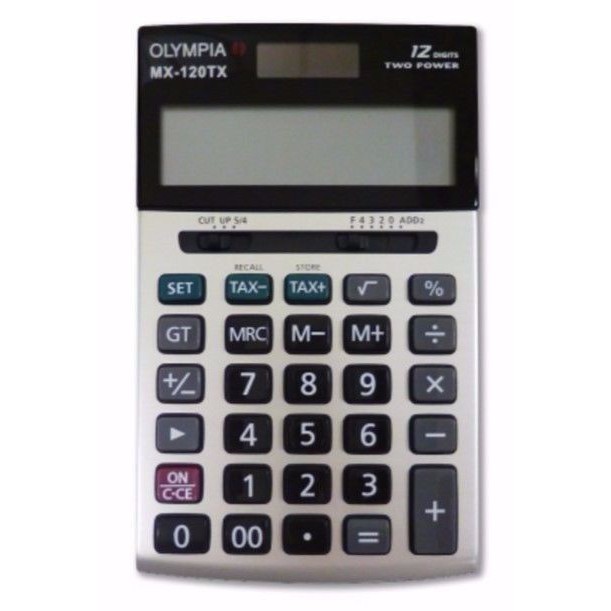 

Kalkulator Pajak Olympia MX 120 TX ( Tax Calculator )