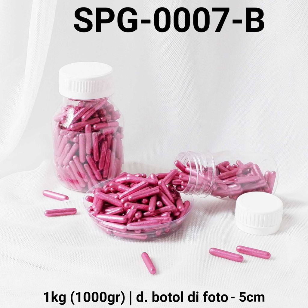 

SPG-0007-B Sprinkles sprinkle sprinkel 1kg 1 kg meses besar pink yamama baking grosir murah sprinkles cake dekorasi mutiara trimit decoration story sprinklestory sprinklesstory sprinkle story yamama baking