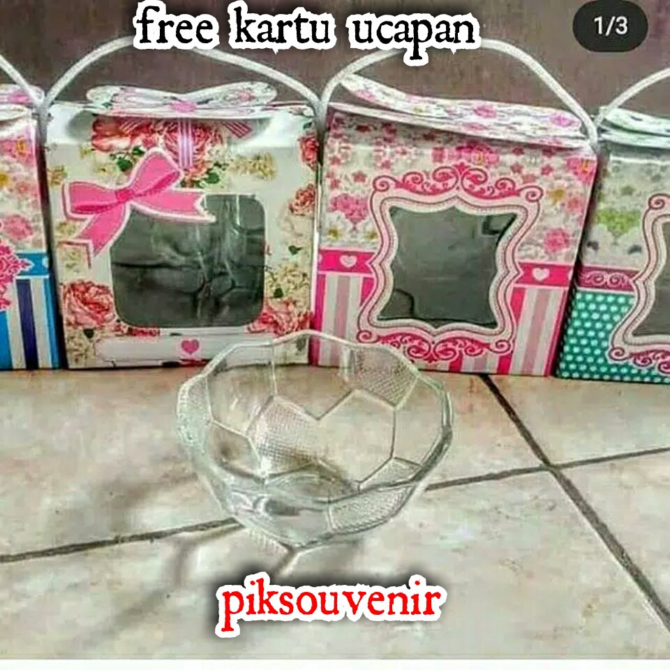 

Souvenir Pernikahan Mangkok Bola Kemasa Box