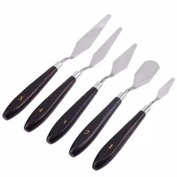 

Artist Painting knife set Alat Lukis Painting Spatula Stainless