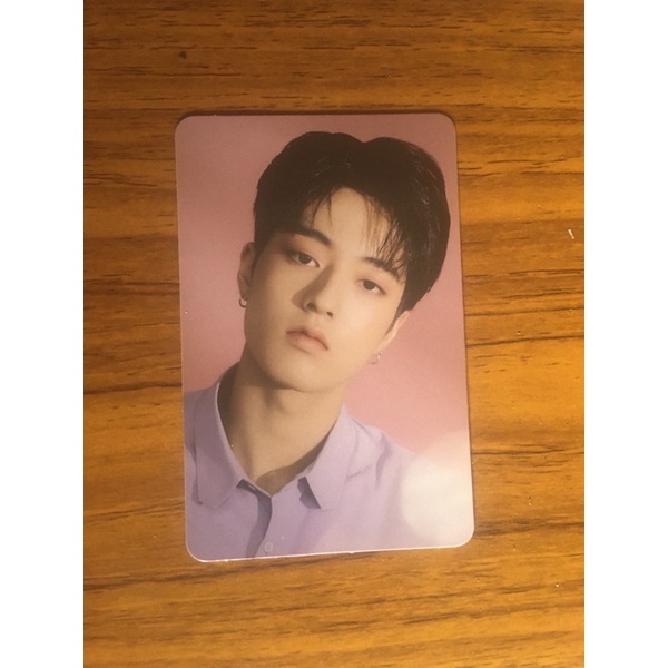 PC PHOTOCARD OFFICIAL TREASURE HARUTO BG BACKGROUND PINK CHAPTER 1