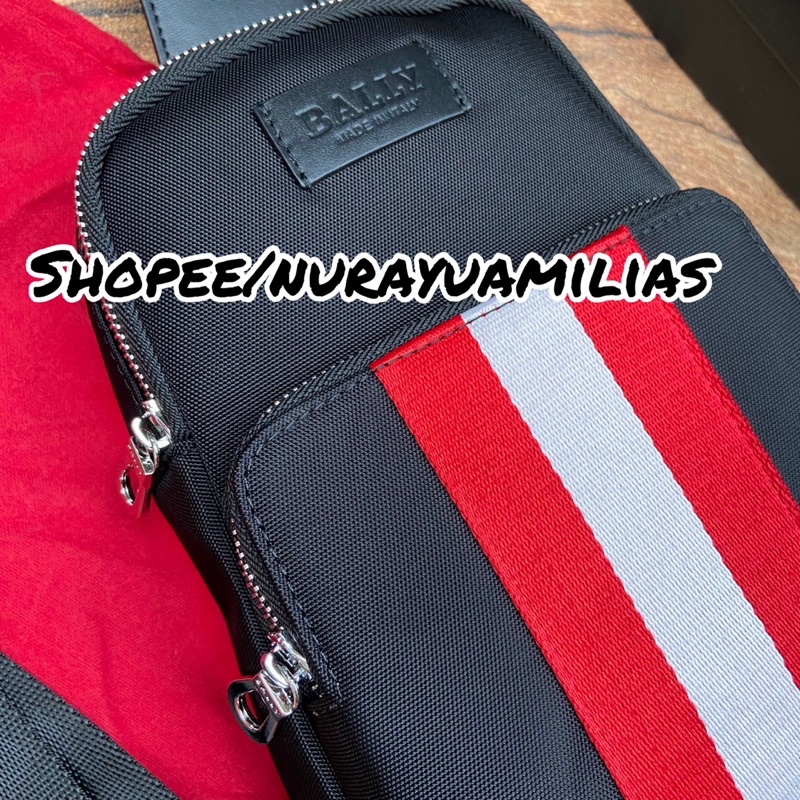 body bag pria bally tas selempang pria bally import mirorr Quality tas slempang pria