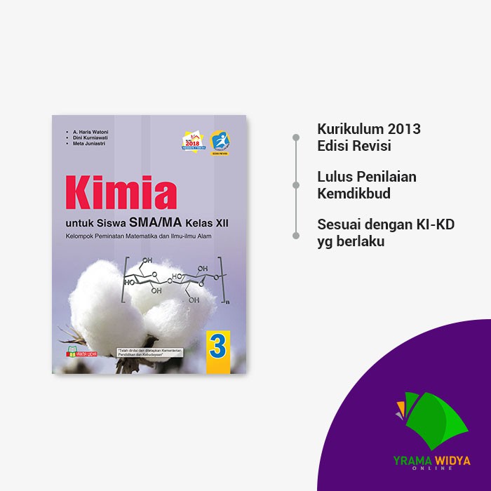 Yrama Widya Buku Kimia Untuk Sma Ma Kelas Xii Peminatan Shopee Indonesia