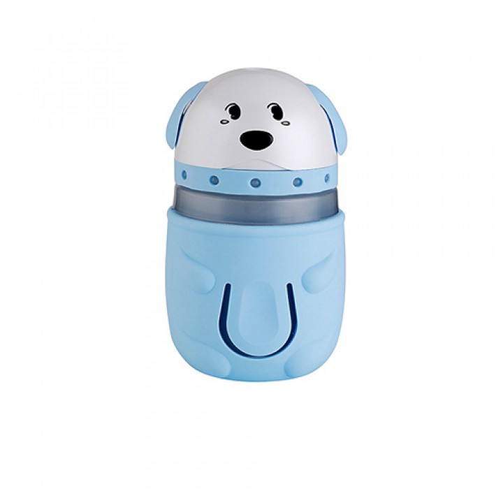 USB Cute Mini Cartoon Pet Dog Ultrasonic Humidifier Colorful Night Light LED Lamp - 165ml