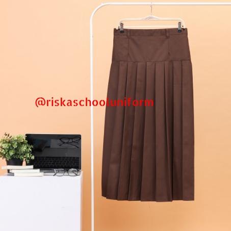 Paling Diminati.. Rok Rempel Bawah SMP SMA Size Jumbo ABU BIRU PRAMUKA