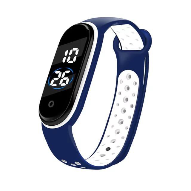 (BW) JAM TANGAN ELECTRONIC IP67 PRIA &amp; WANITA SPORTY OLAHRAGA PREMIUM LED MIBAND DIGITAL LD-55