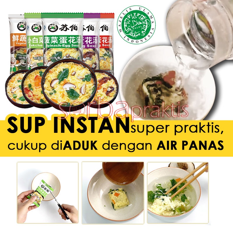 

【COD】HALAL! SUP INSTAN/ kuah instan / soup instan