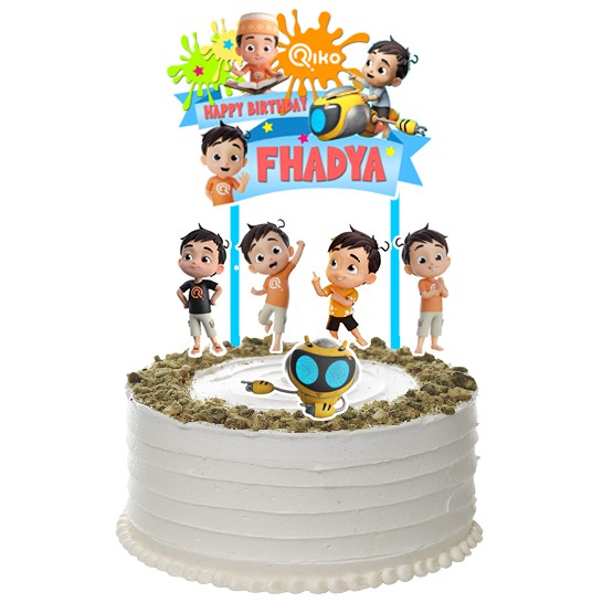 Riko The Series Topper Cake Birthday / Hiasan Kue Ulang Tahun