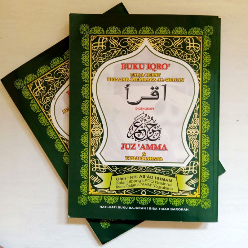Buku iqro' dan Juz Amma besar