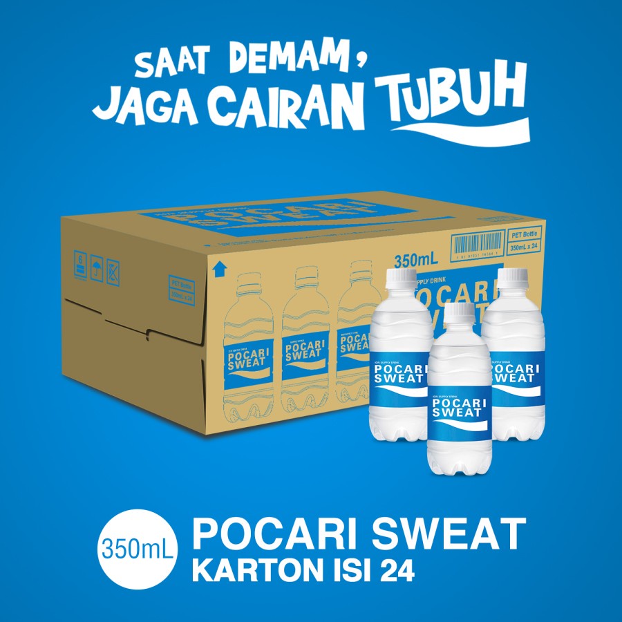 

POCARI SWEAT Botol kecil 350 ml 1 karton 24pcs