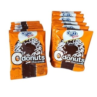 Gerry O donuts chocomilk / O'donuts / O donat wafer (1 box isi 24pcs ) cemilan enak dan murah