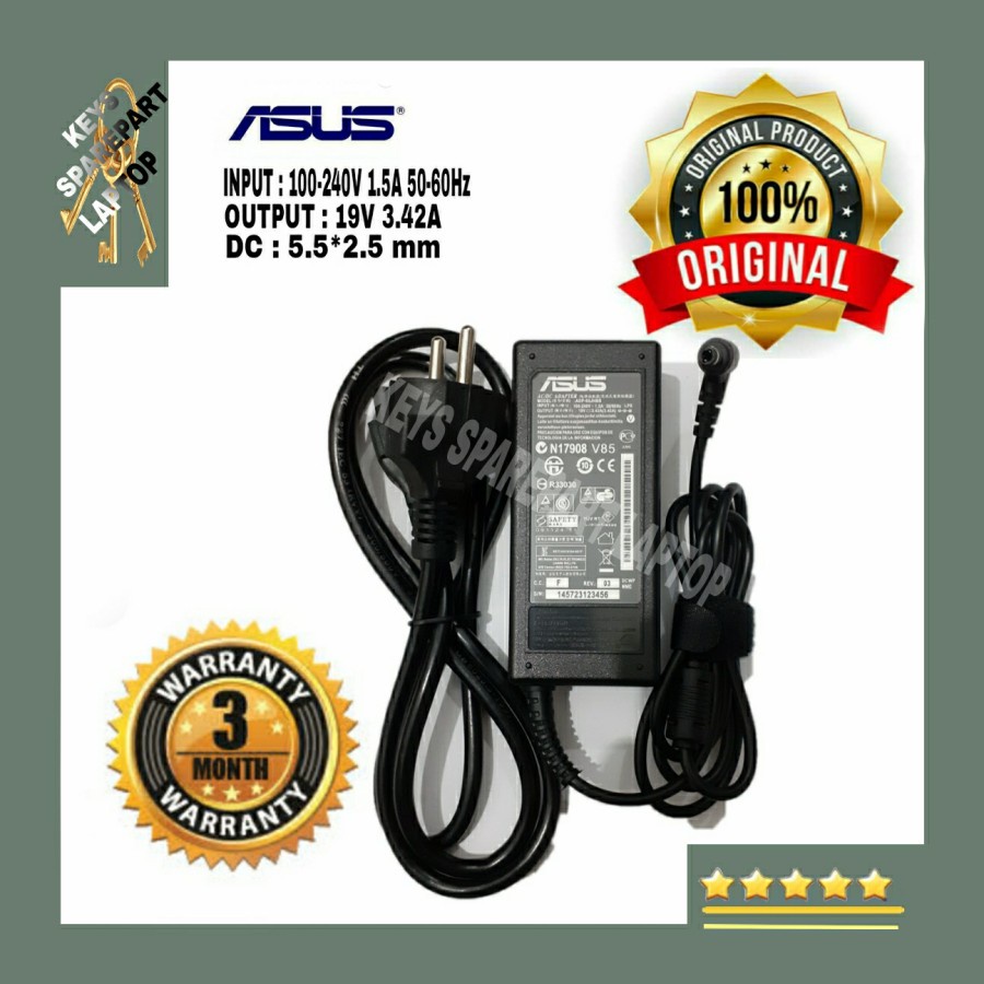 Adaptor Charger Casan AC Kabel Power Laptop Asus EXA0703YH  U43U43F U43FRF U36 U36SD U46 U46J Original