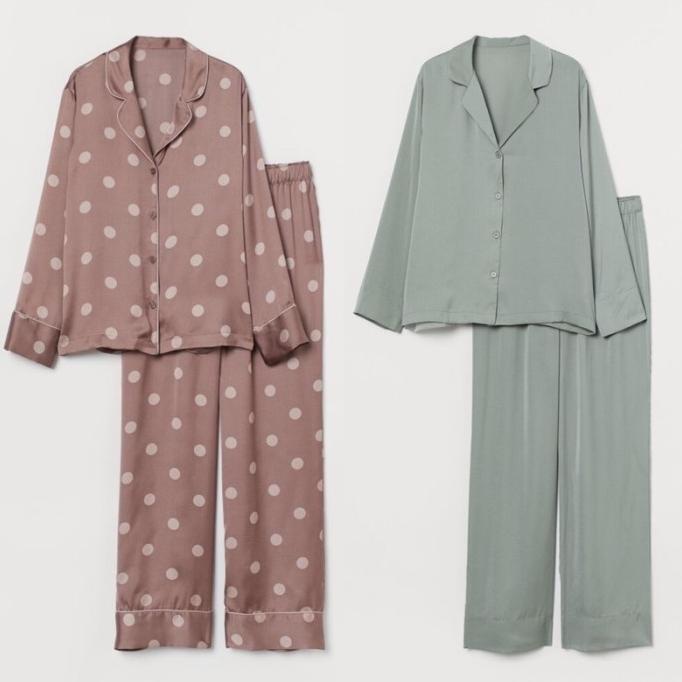 Mewah Original Wanita Pajamas Tidur H&M Hnm Baju Piyama Favorit Store_Bedelau