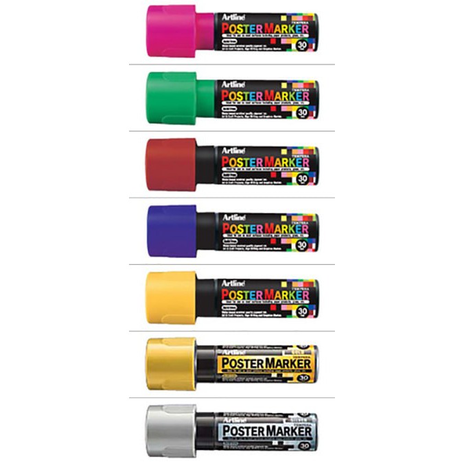 Jual Artline Poster Marker 20mm 30mm Shopee Indonesia
