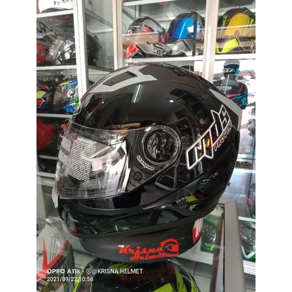 Helm Full Face MDS PROVENT SOLID DOUBLE VISOR