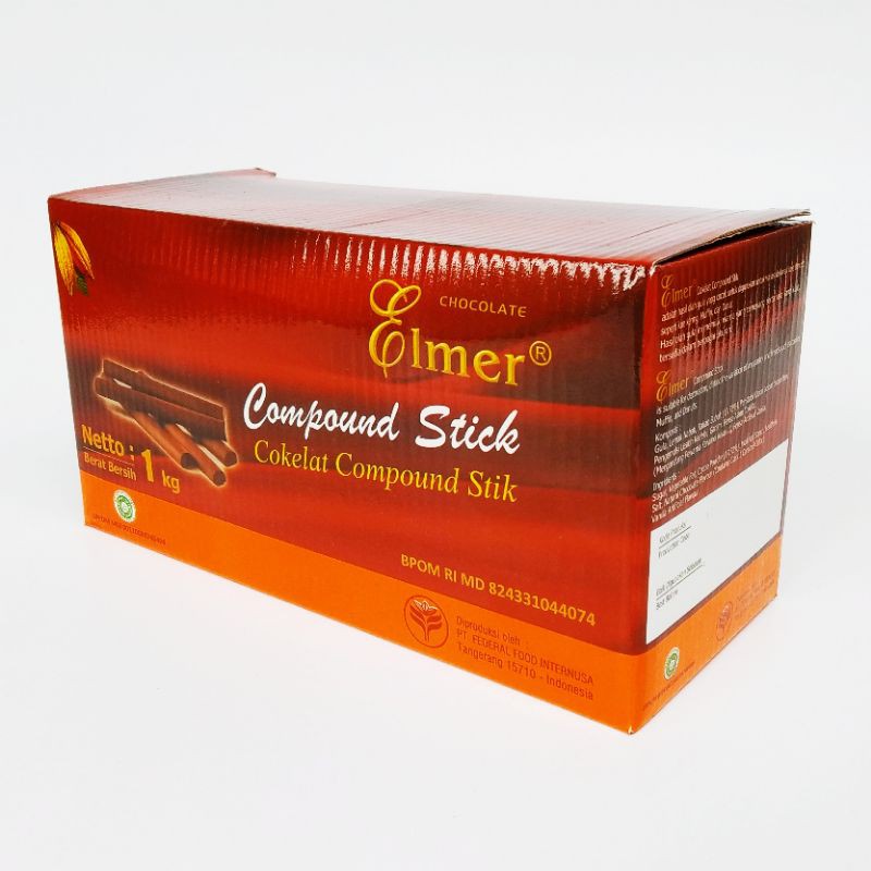 

ELMER Cokelat Compound Stick Half Round 18 ( Tahan Bakar ) 1 Kg