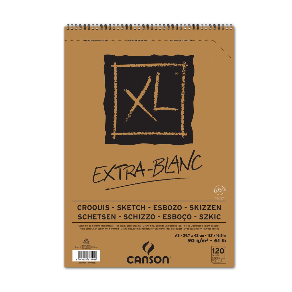 

Canson Extra-Blanc A3 120 Sheets