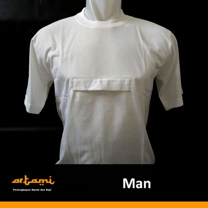 Kaos Kantong Doraemon Pria Umroh Haji / Kaos Dalam Haji Terlaris