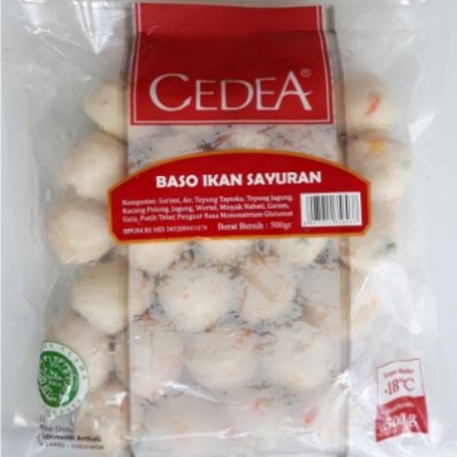 

CEDEA baso ikan sayuran goreng 500gr