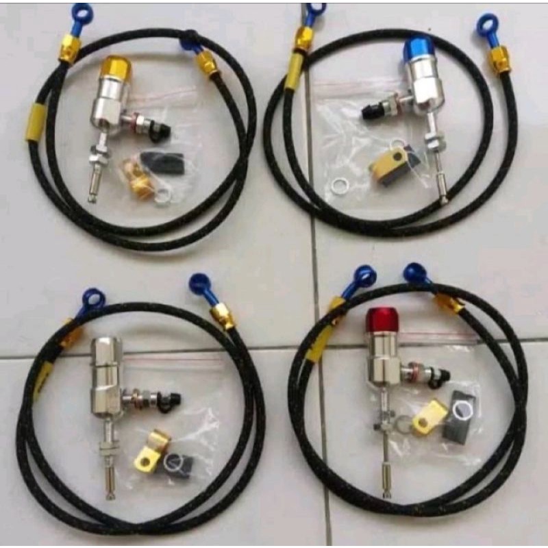 stut kopling hidrolik plus selang serat nissin kopling hidrolik