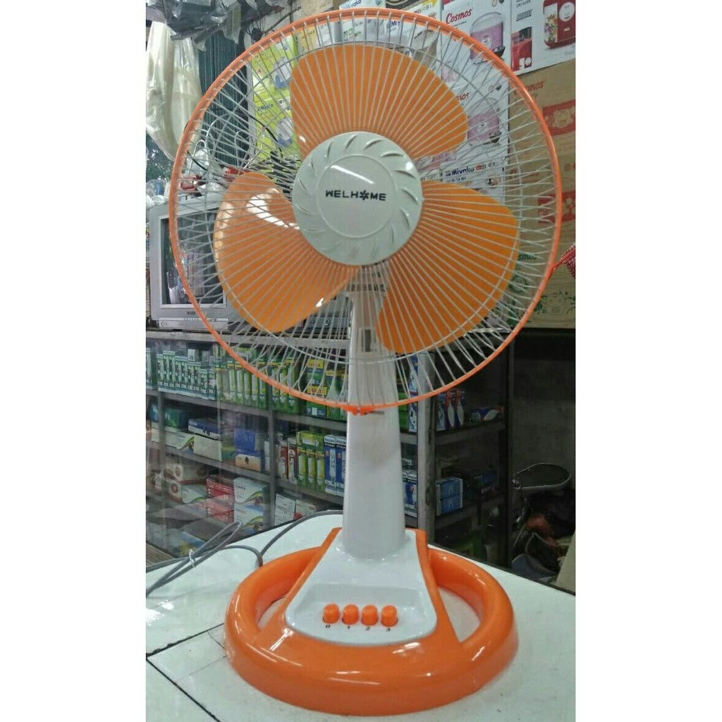 Kipas Angin Dinding Dan Meja Welhome WH-1251 Murah Meriah | Kipas Angin 2 In 1 Desk Fan &amp; Wall Fan Welhome WH 1251 [ Bisa Cod ] | FMS