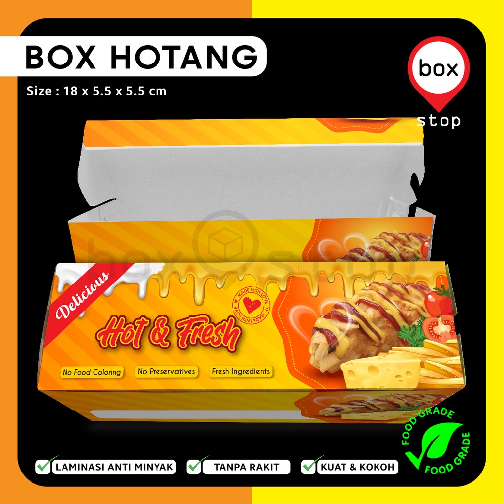 Kotak HOTANG - Box HOTANG - Dus HOTANG  Sostang - Tokkebi  FC-R1 (35 pcs)
