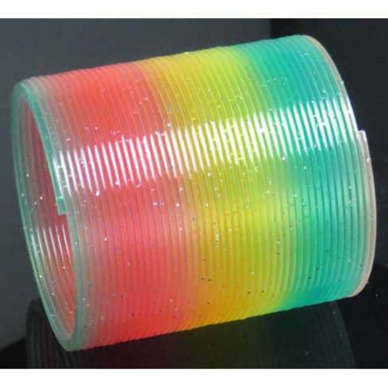 Mainan Anak Anak Murah Qixing Toys Slinky Spring Rainbow